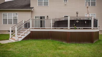 what to put under decking