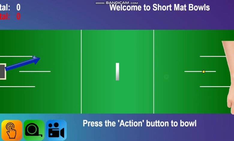 short mat bowls rules