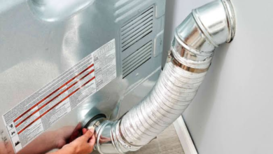 dryer duct hose installation