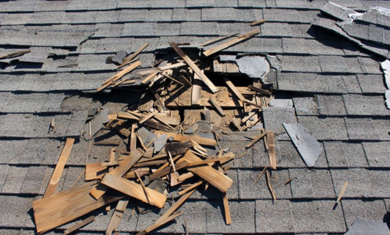 storm damage roof repair